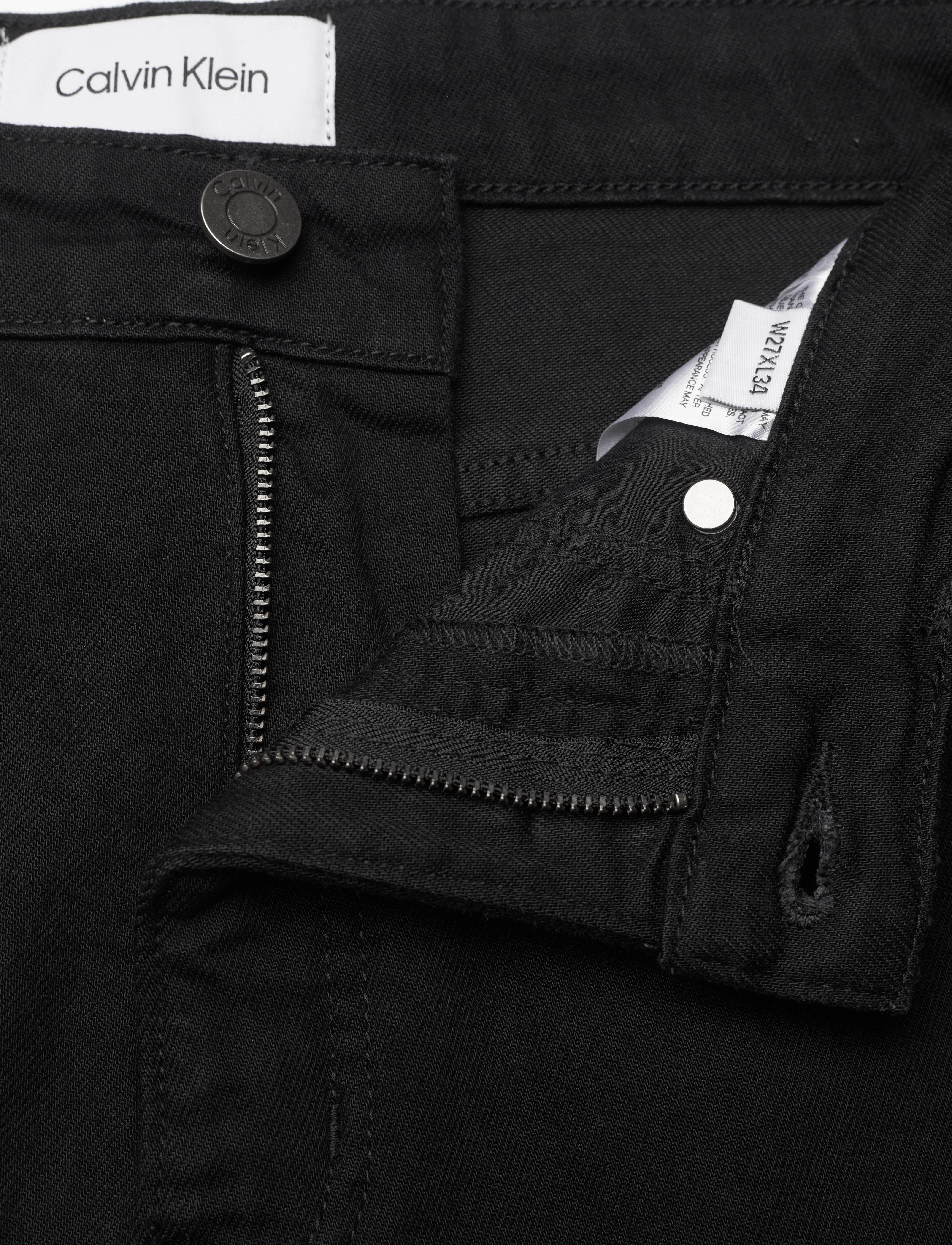 Calvin Klein - HIGH RISE STRAIGHT -  SOFT BLACK - denim black - 3
