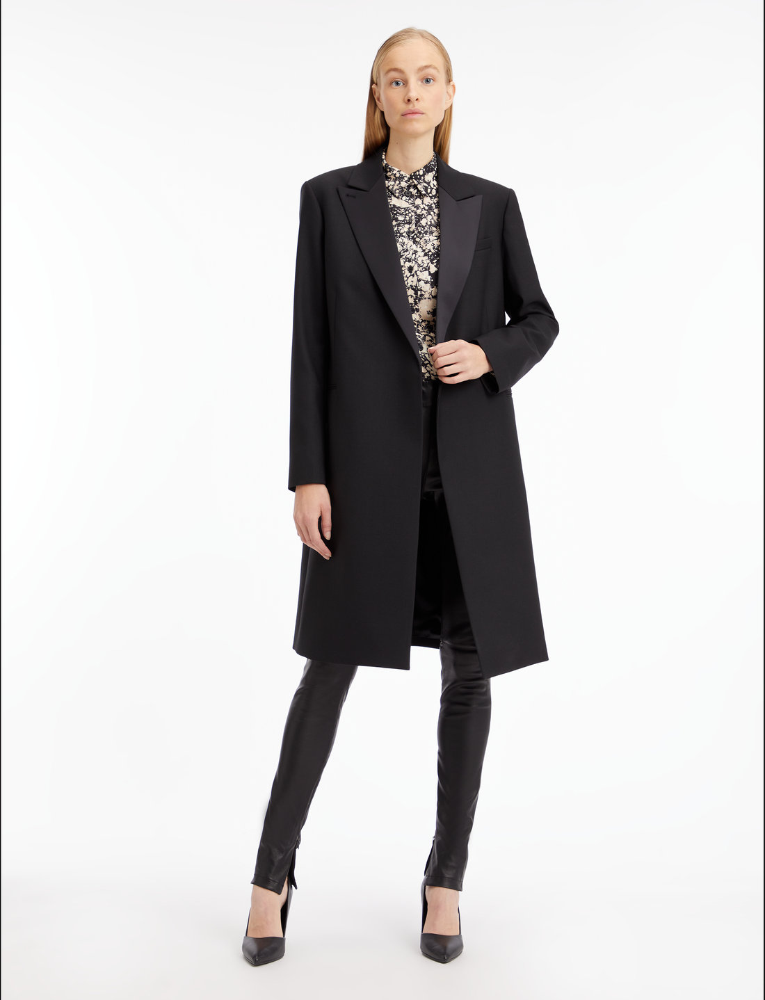 Calvin klein wool trench coat deals