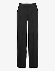Calvin Klein - WOOL TWILL PLEATED STRAIGHT PANT - vakarėlių drabužiai išparduotuvių kainomis - ck black - 0