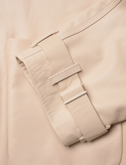 Calvin Klein - LEATHER CROPPED JACKET - spring jackets - smooth beige - 3