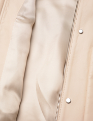Calvin Klein - LEATHER CROPPED JACKET - spring jackets - smooth beige - 4