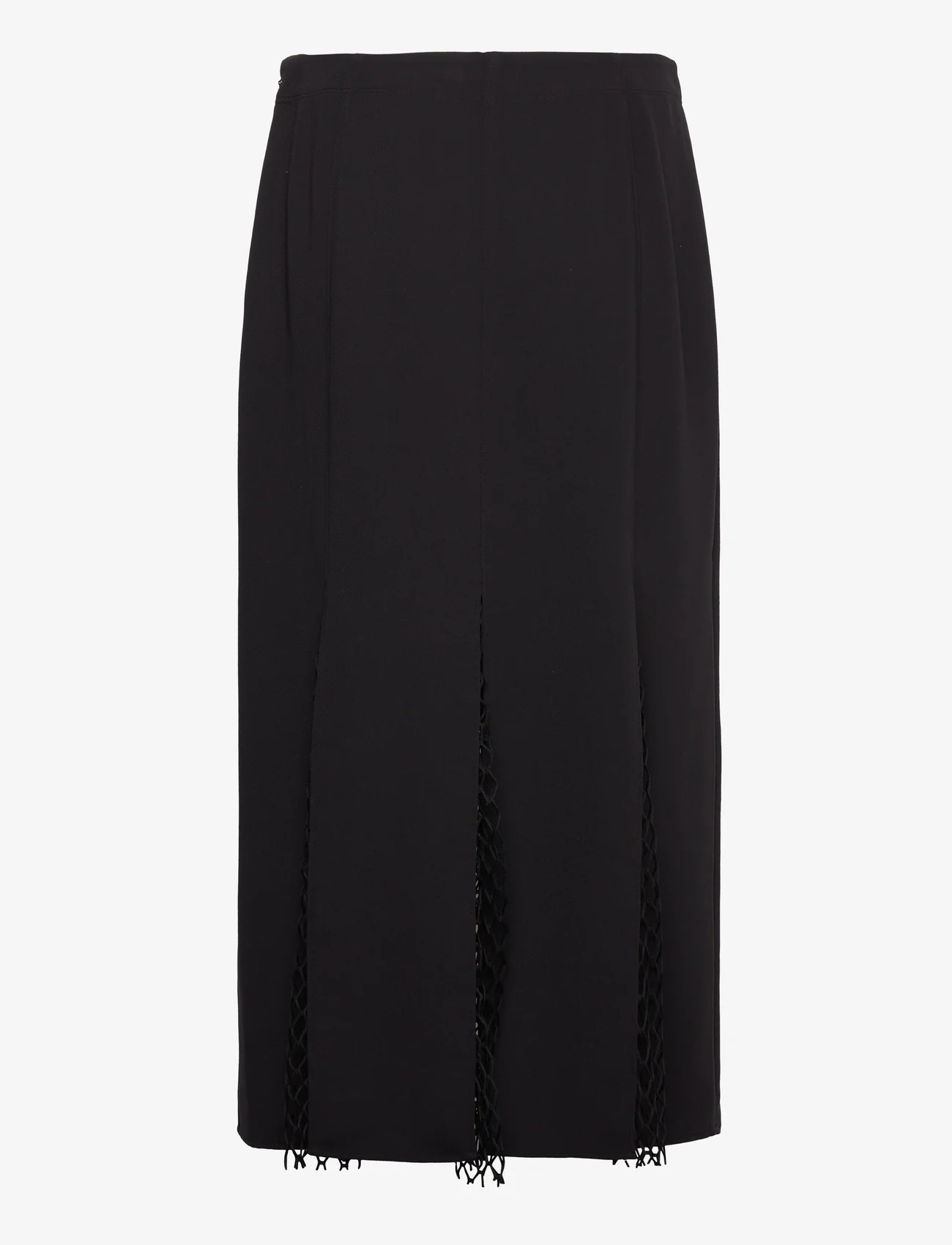 Calvin Klein - NET LAYERED INSERT MIDI SKIRT - midi kjolar - ck black - 1