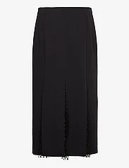 Calvin Klein - NET LAYERED INSERT MIDI SKIRT - midi skirts - ck black - 1