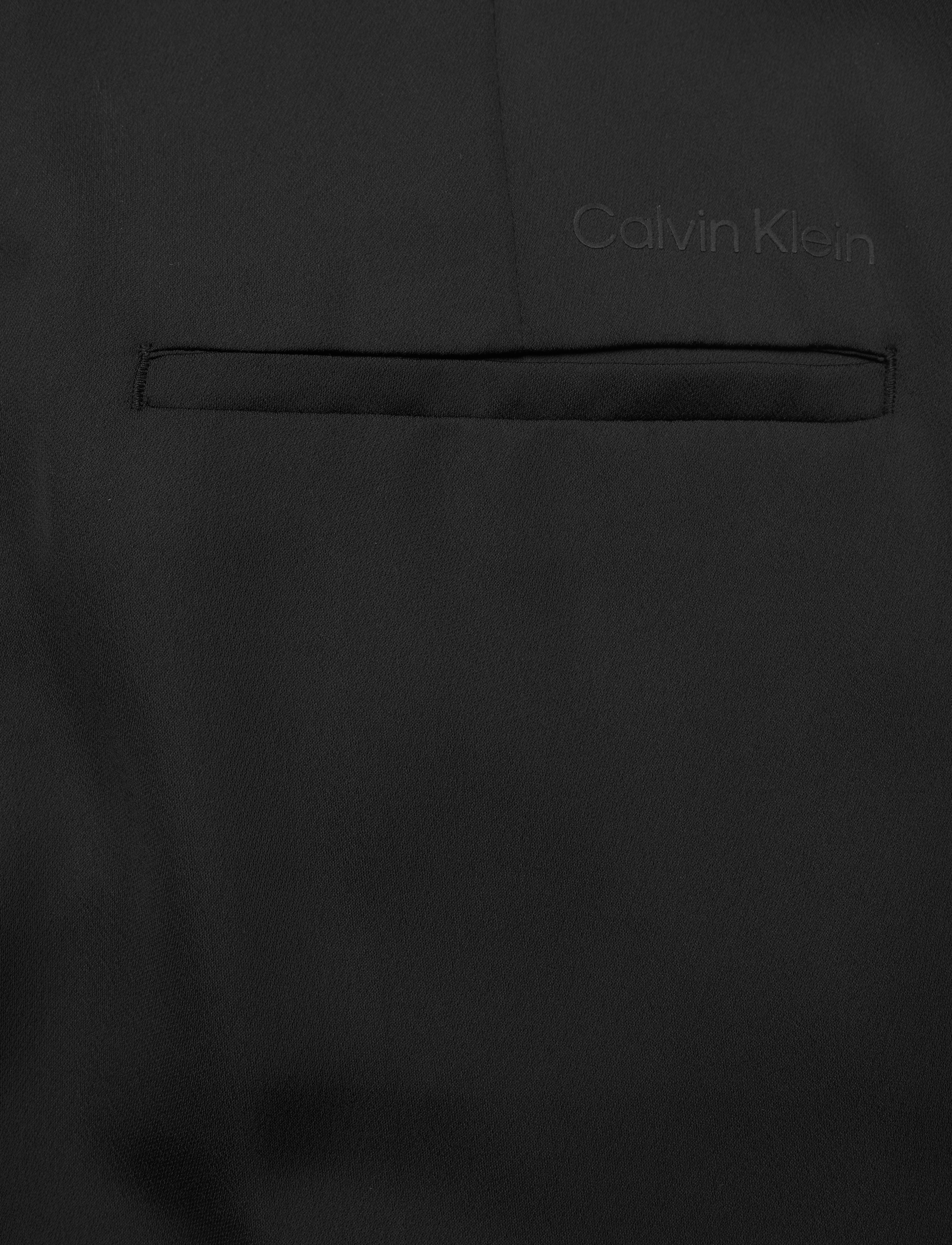 Calvin Klein - RECYCLED CDC WIDE LEG PANT - ck black - 4