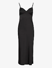 Calvin Klein - SATIN VISCOSE SLIP DRESS - slip kleitas - ck black - 0