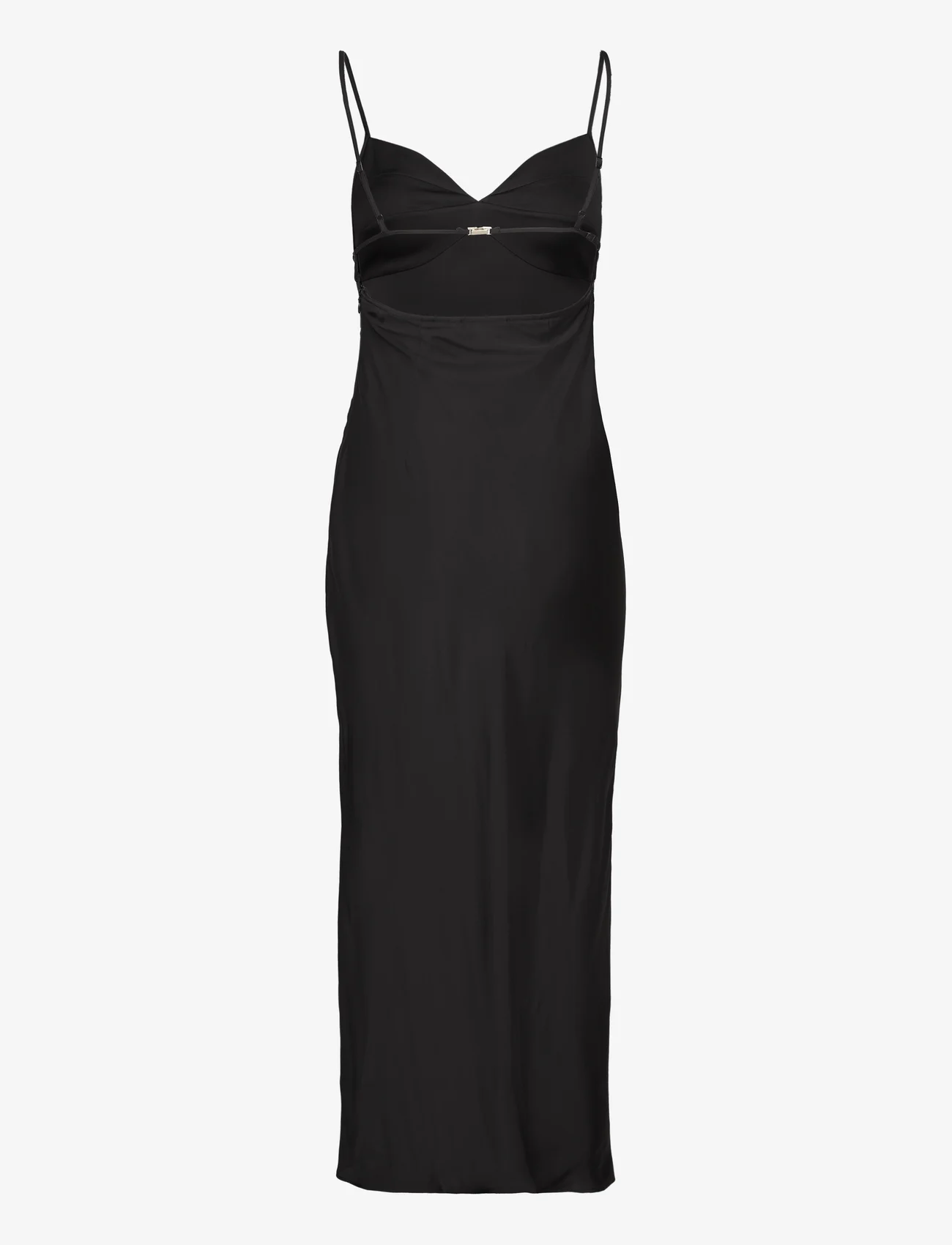 Calvin Klein - SATIN VISCOSE SLIP DRESS - slip kjoler - ck black - 1