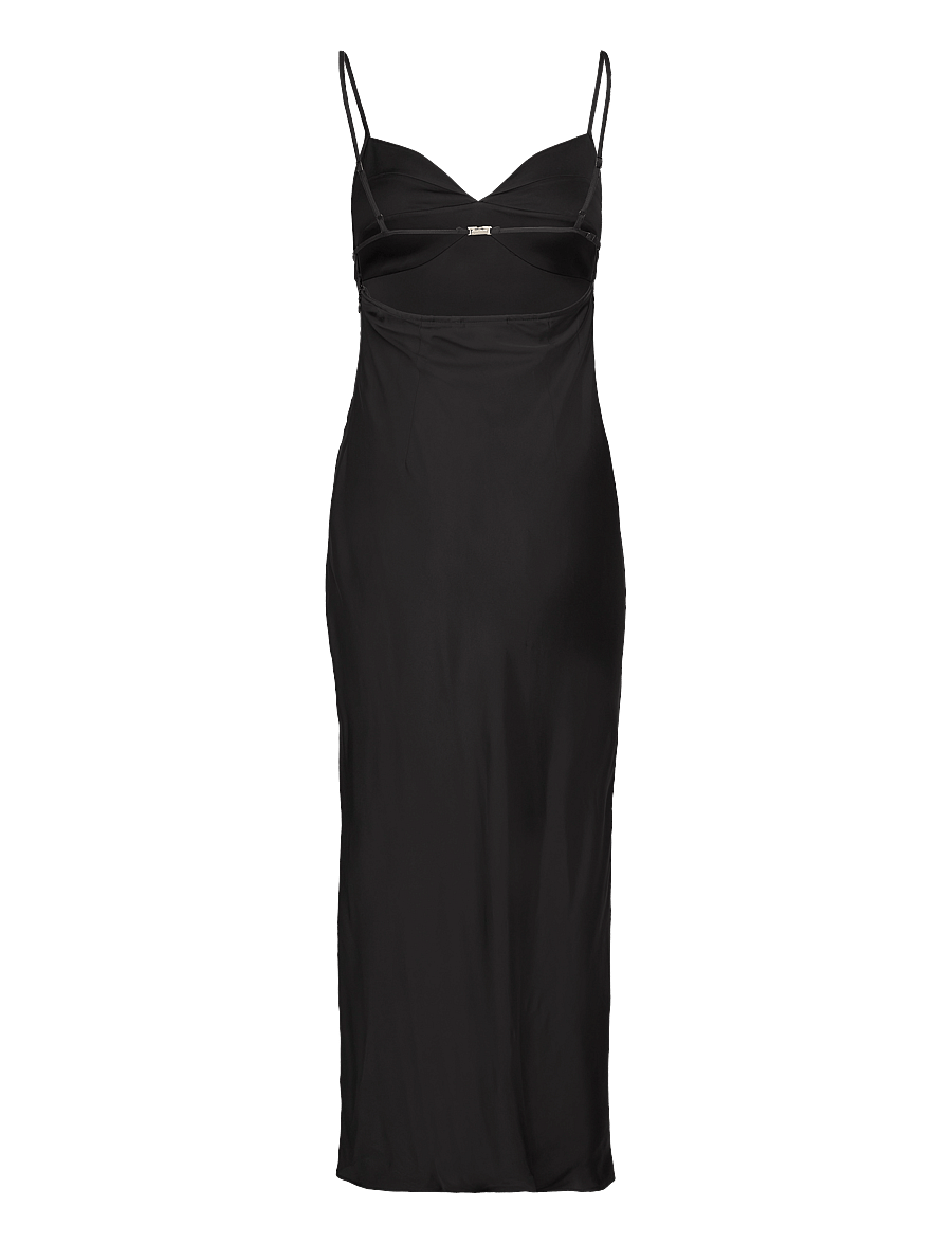 calvin klein viscose satin maxi slip dress Viscose Satin Maxi Slip Dress