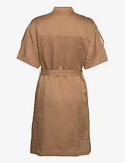 Calvin Klein - DRAPY TENCEL SHIRT DRESS - marškinių tipo suknelės - timeless camel - 1