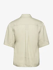 Calvin Klein - TENCEL SS BLOUSE - kurzärmlige hemden - vintage ivory - 1