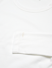 Calvin Klein - SMOOTH COTTON CREW NECK TEE LS - pikkade varrukatega alussärgid - bright white - 2