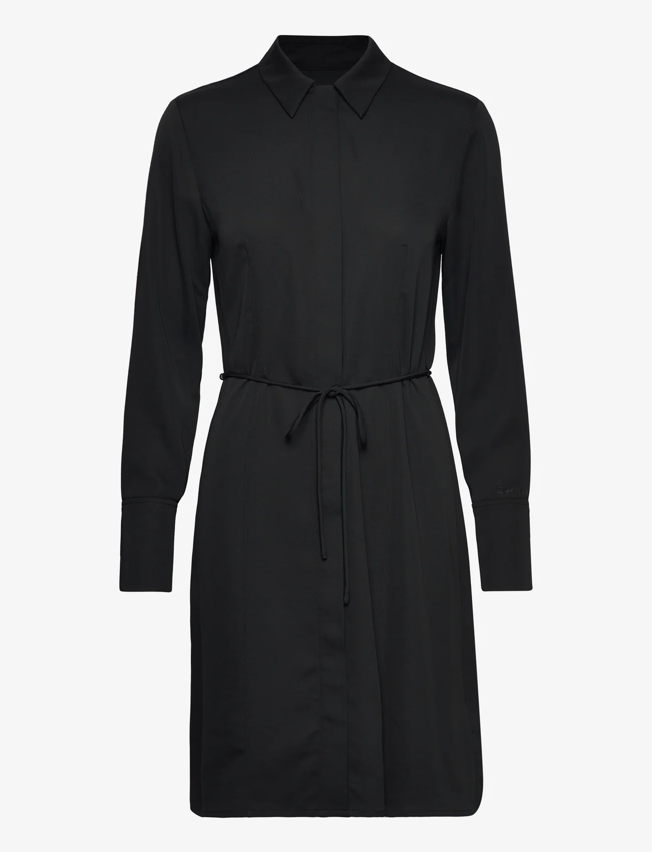 Calvin Klein - RECYCLED CDC SHIRT DRESS - shirt dresses - ck black - 0