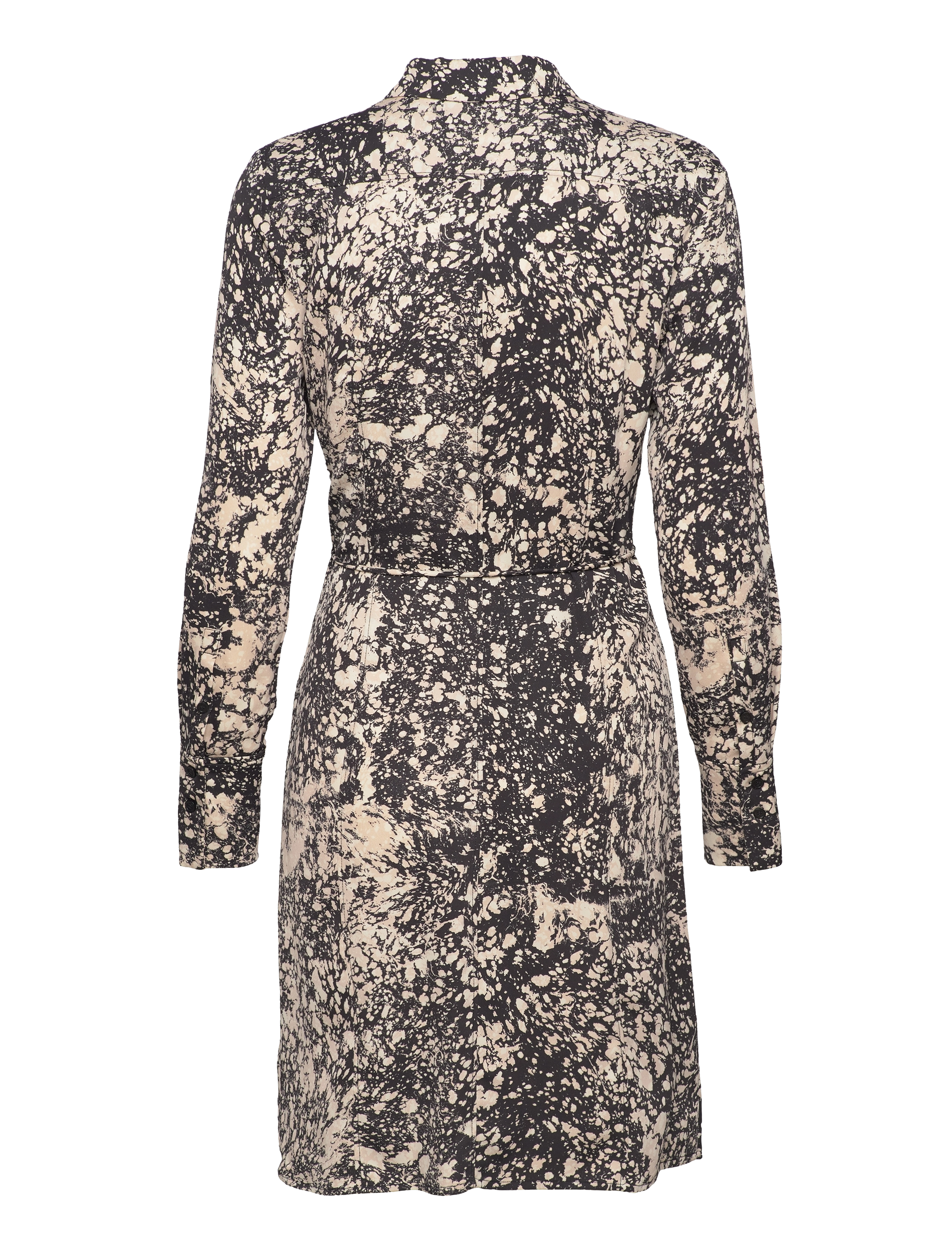 Calvin Klein - RECYCLED CDC SHIRT DRESS - skjortekjoler - marble print / ck black - 1