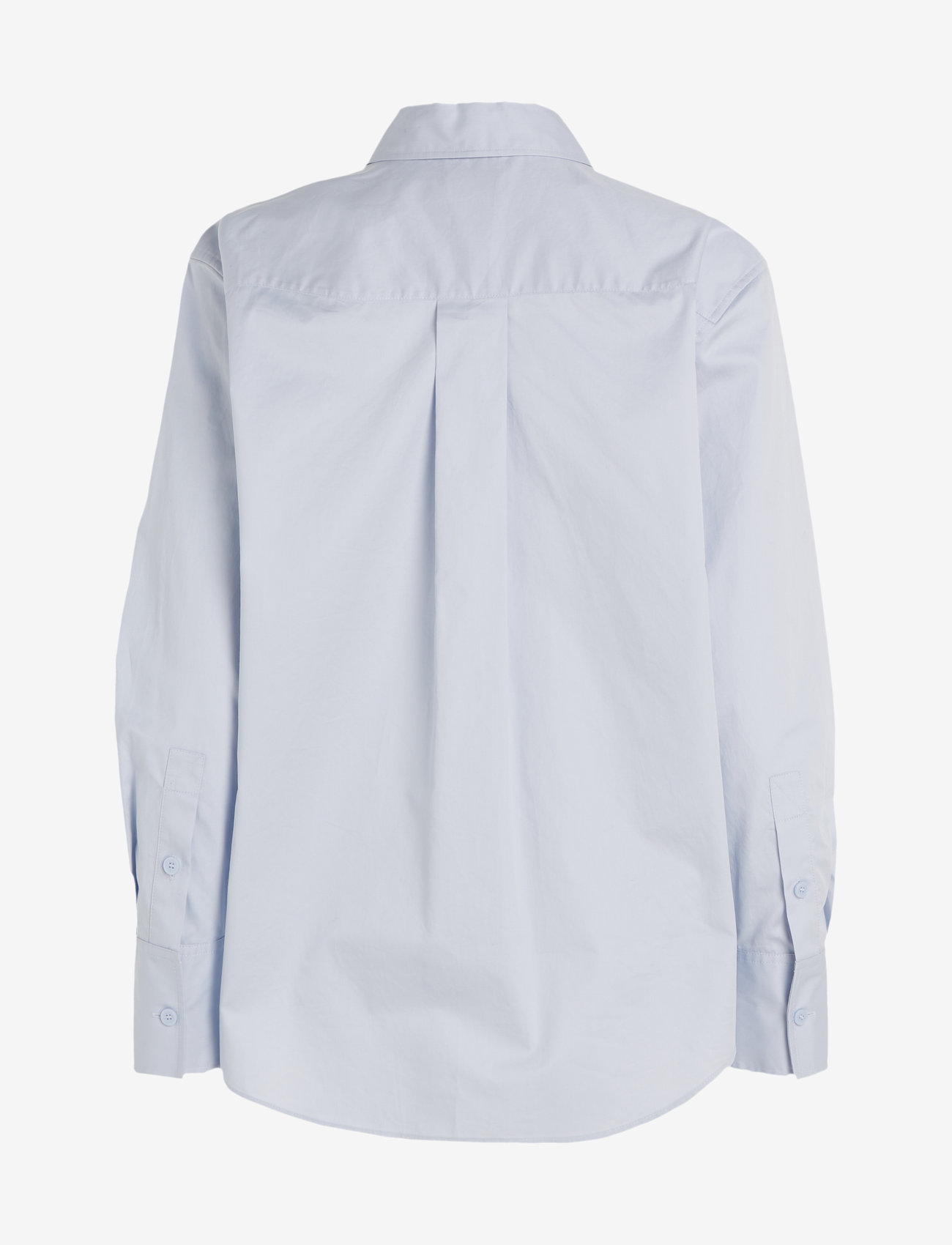Calvin Klein - RELAXED COTTON SHIRT - long-sleeved shirts - arctic ice - 1
