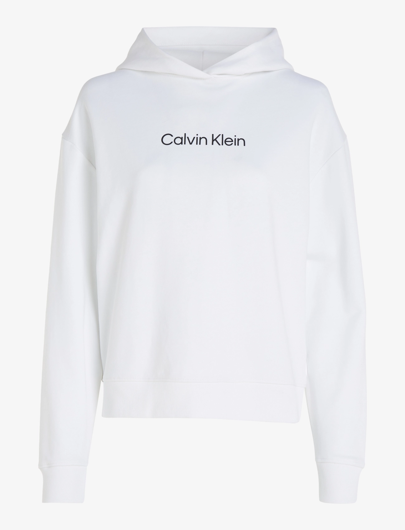 Calvin Klein HERO LOGO HOODIE - Hverdags stil - BRIGHT WHITE / white