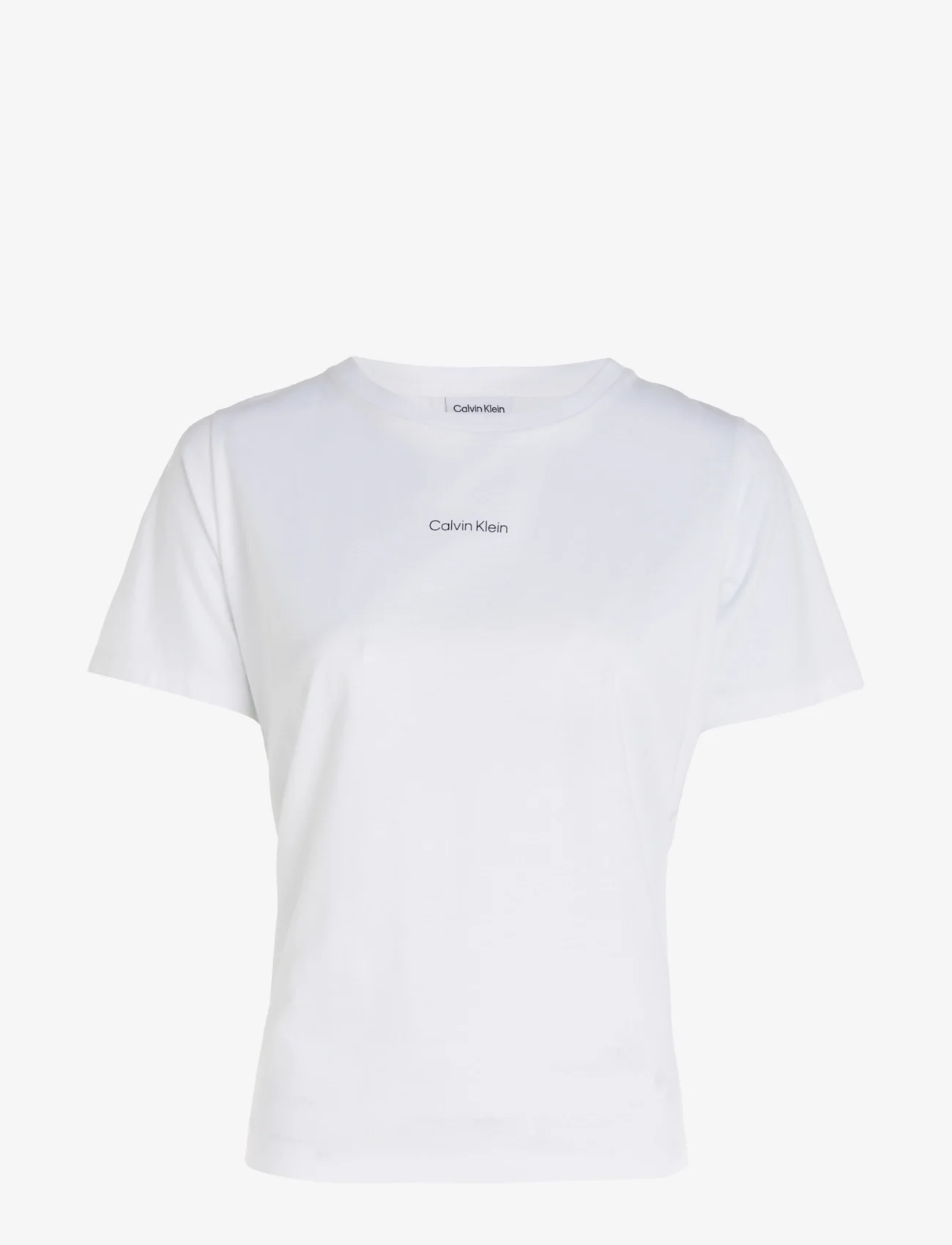 Calvin Klein - MICRO LOGO T-SHIRT - marškinėliai - bright white - 0