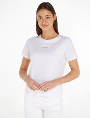 Calvin Klein - MICRO LOGO T-SHIRT - marškinėliai - bright white - 1