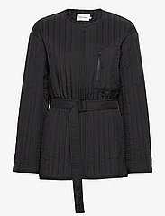 Calvin Klein - LW VERTICAL QUILTED JACKET - spring jackets - ck black - 0