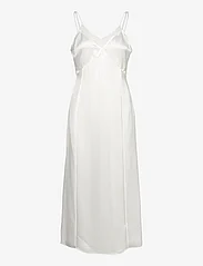 Calvin Klein - SHEER LAYERED MAXI SLIP DRESS - slip-in jurken - ecru - 0