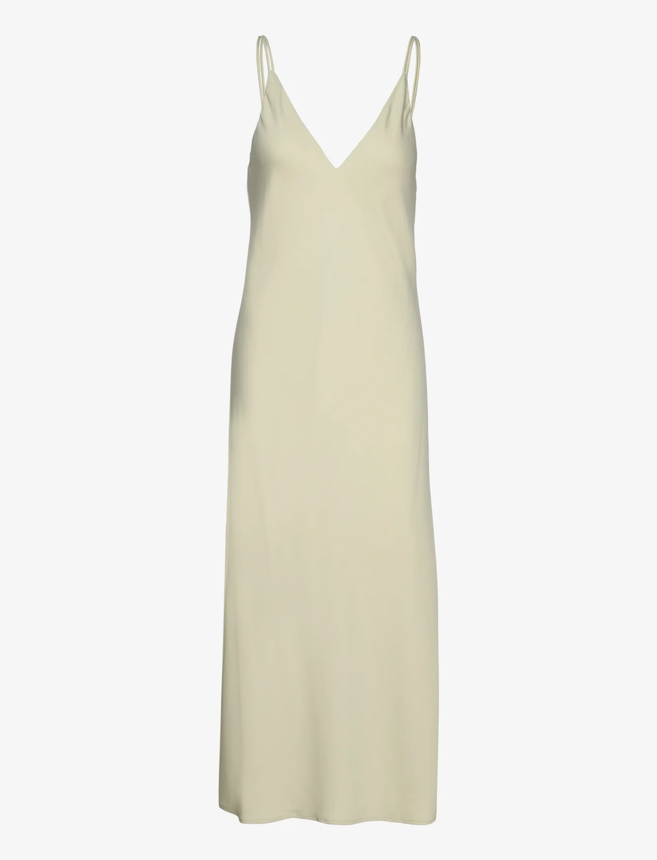 Calvin Klein - RECYCLED CDC MIDI SLIP DRESS - maxi dresses - vintage ivory - 0