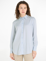 Calvin Klein - RECYCLED CDC RELAXED SHIRT - long-sleeved shirts - arctic ice - 2