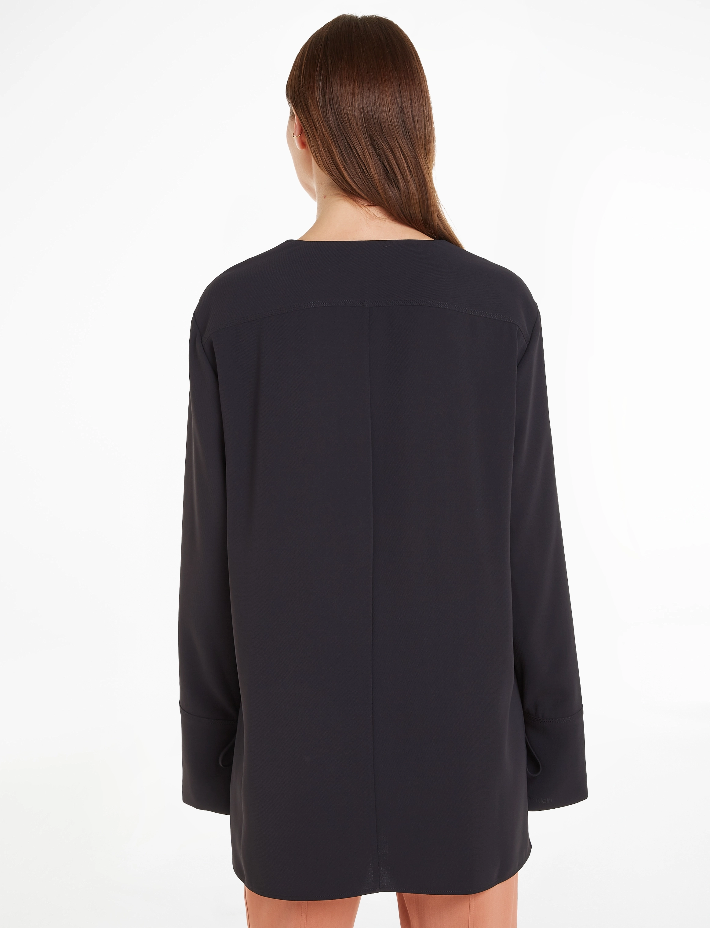 Calvin Klein - STRUCTURE TWILL LS TUNIC TOP - tuniken - ck black - 3