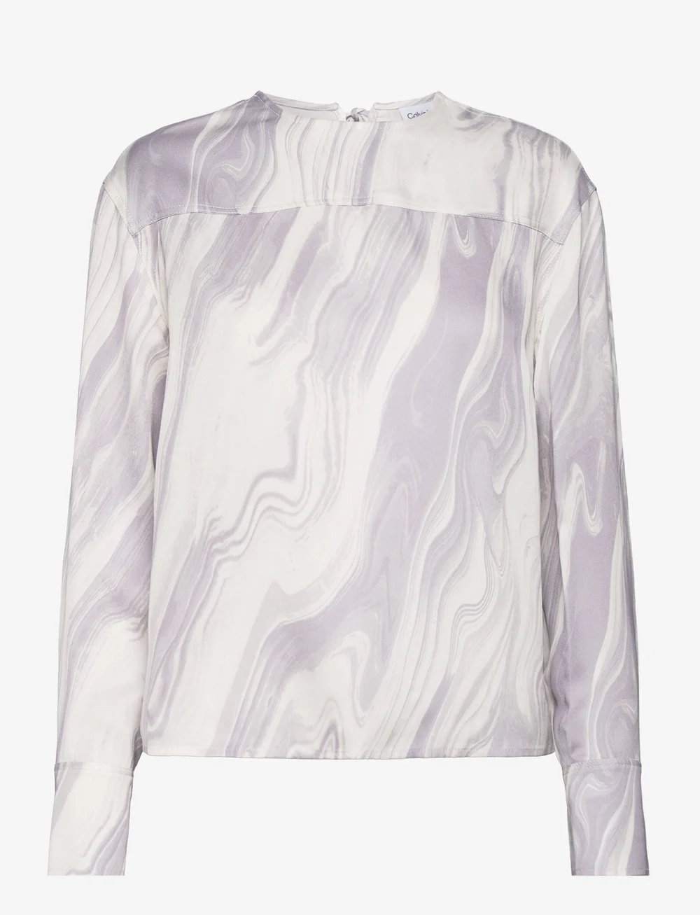 Calvin klein long outlet sleeve blouse