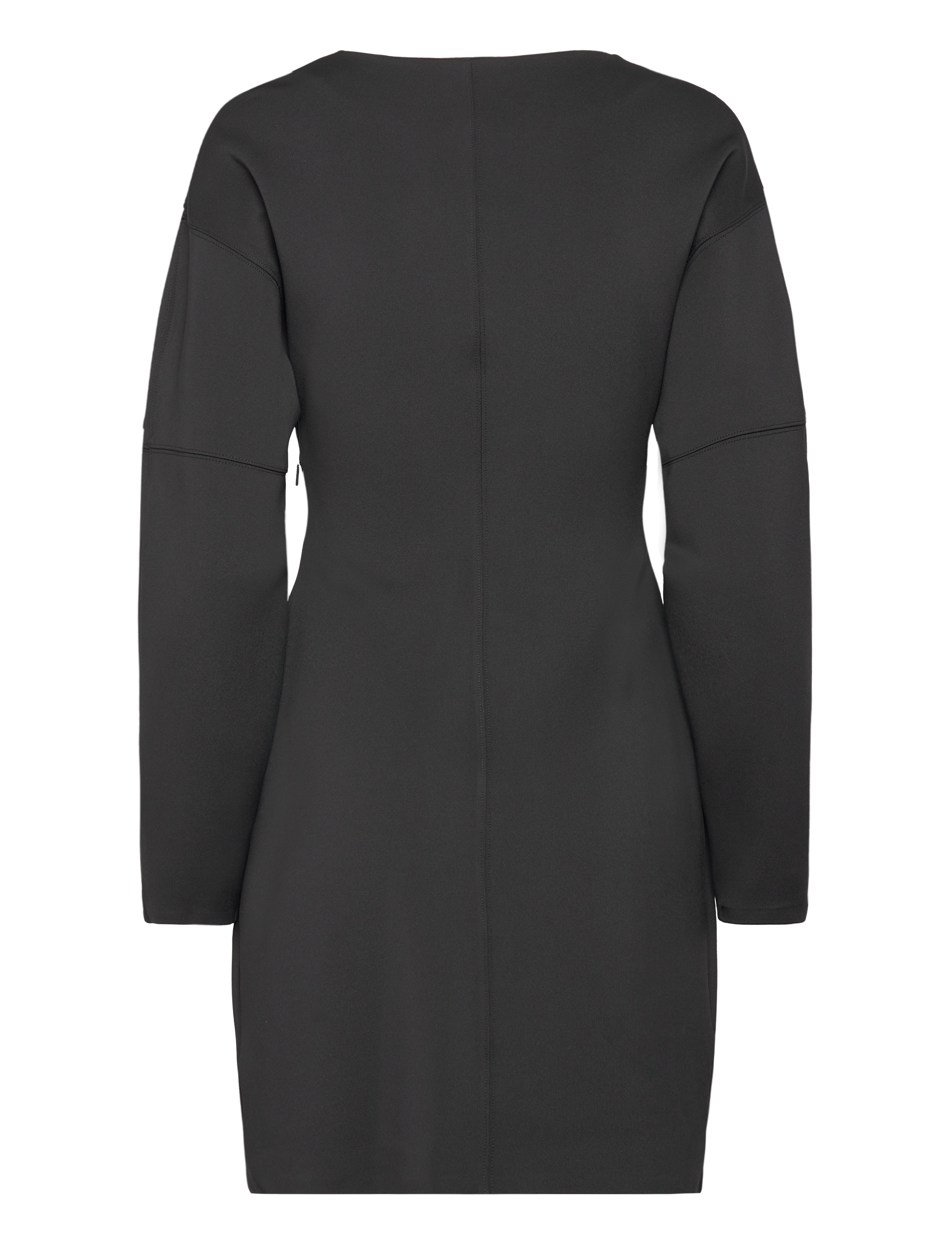 Calvin Klein - TECHNICAL KNIT LS FITTED DRESS - korte kjoler - ck black - 2