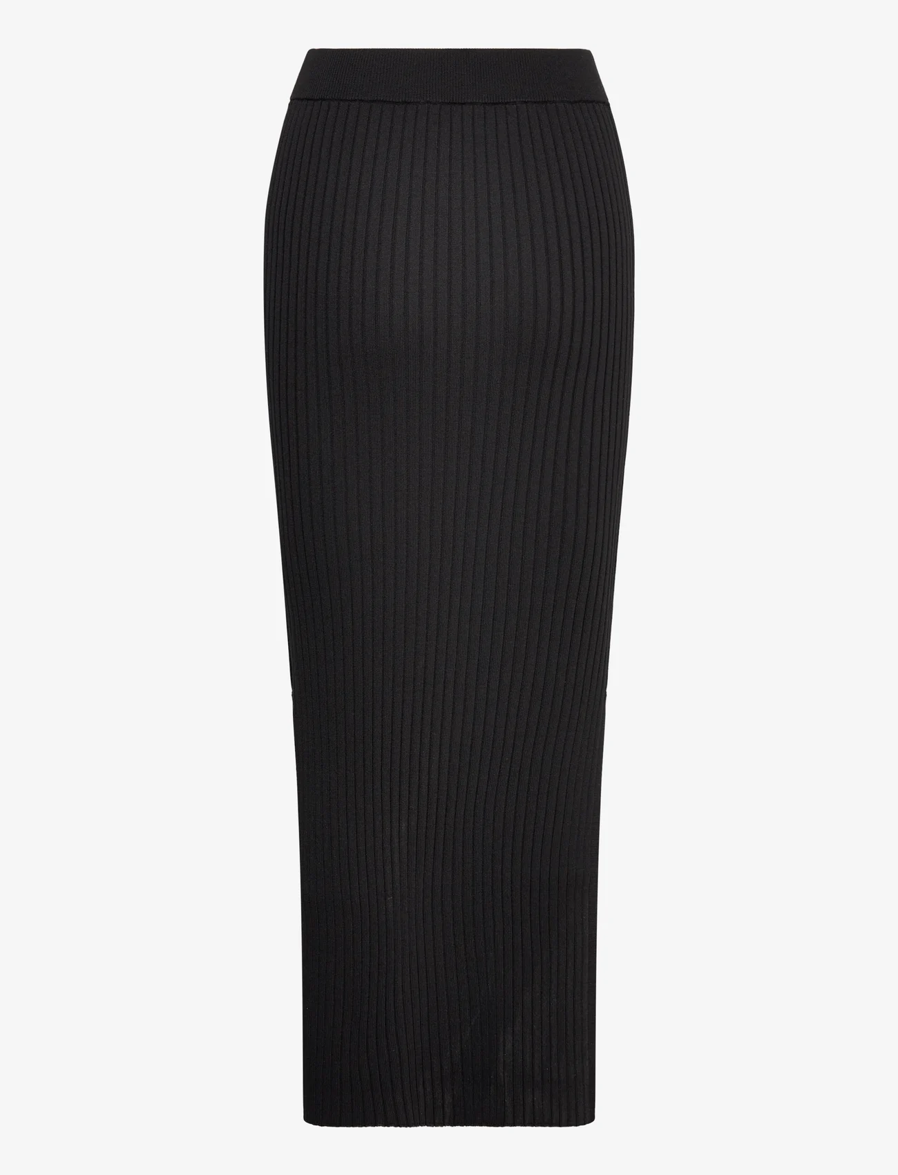 Calvin Klein - ICONIC RIB MAXI SKIRT - strikkede nederdele - ck black - 1