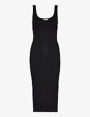 Calvin Klein - SENSUAL KNITTED BODYCON DRESS - aptemtos suknelės - ck black - 0