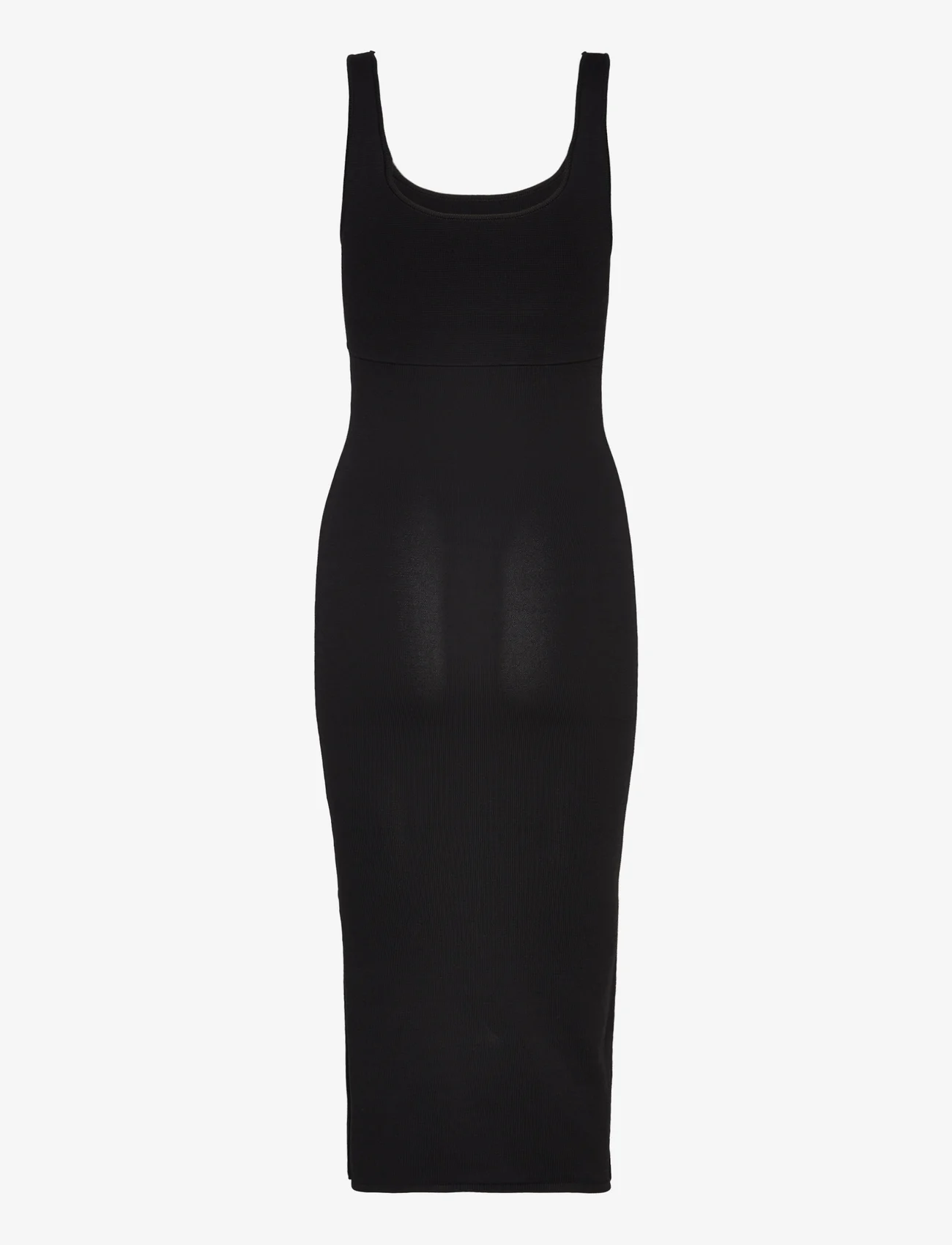 Calvin Klein - SENSUAL KNITTED BODYCON DRESS - aptemtos suknelės - ck black - 1
