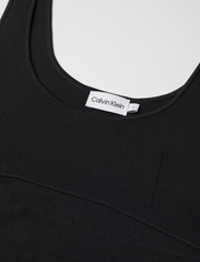 Calvin Klein - SENSUAL KNITTED BODYCON DRESS - sukienki dopasowane - ck black - 5