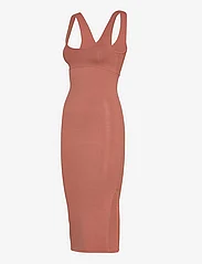 Calvin Klein - SENSUAL KNITTED BODYCON DRESS - stramme kjoler - sundown orange - 2