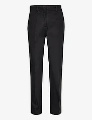 Calvin Klein - STRETCH GABARDINE SLIM CROPPED - slim fit spodnie - ck black - 0