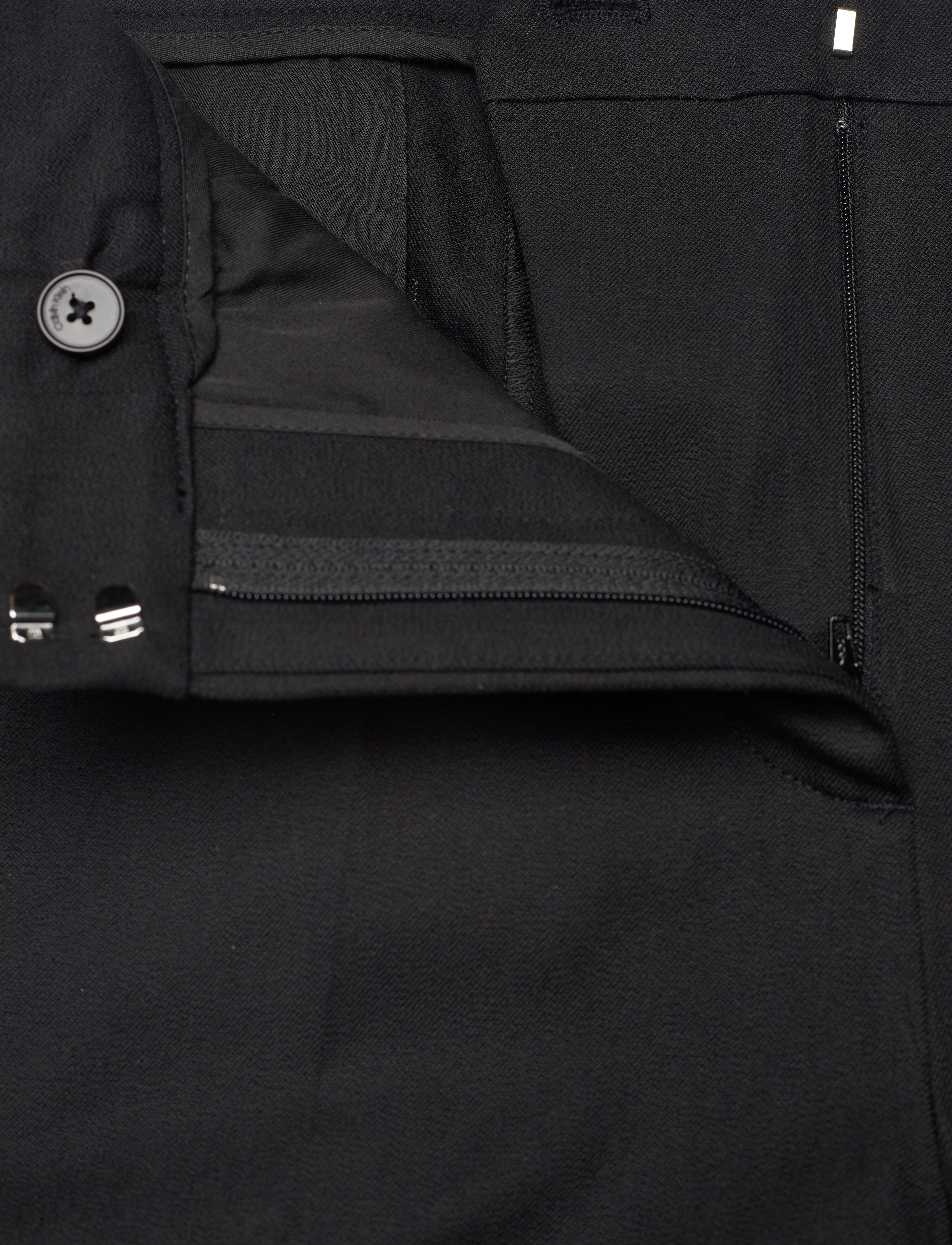 Calvin Klein - STRETCH GABARDINE SLIM CROPPED - ck black - 5
