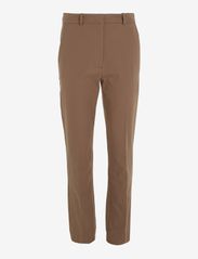 Calvin Klein - STRETCH GABARDINE SLIM CROPPED - slim fit spodnie - cool earth - 1