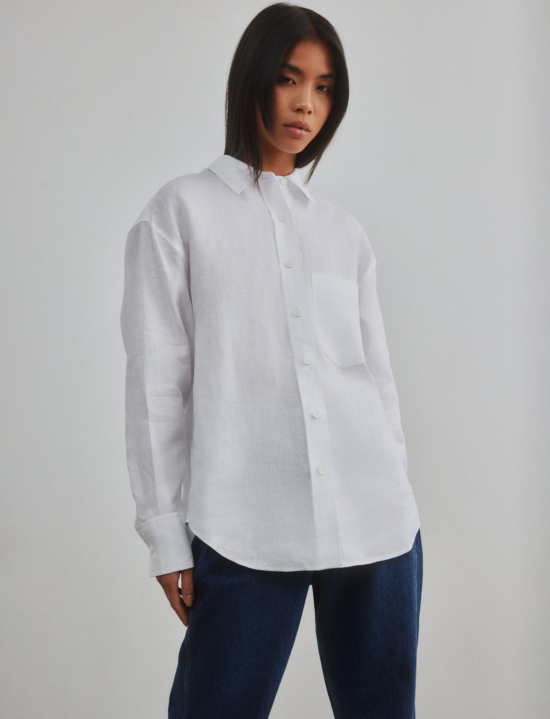 Calvin Klein Linen Relaxed Shirt Long sleeved Boozt