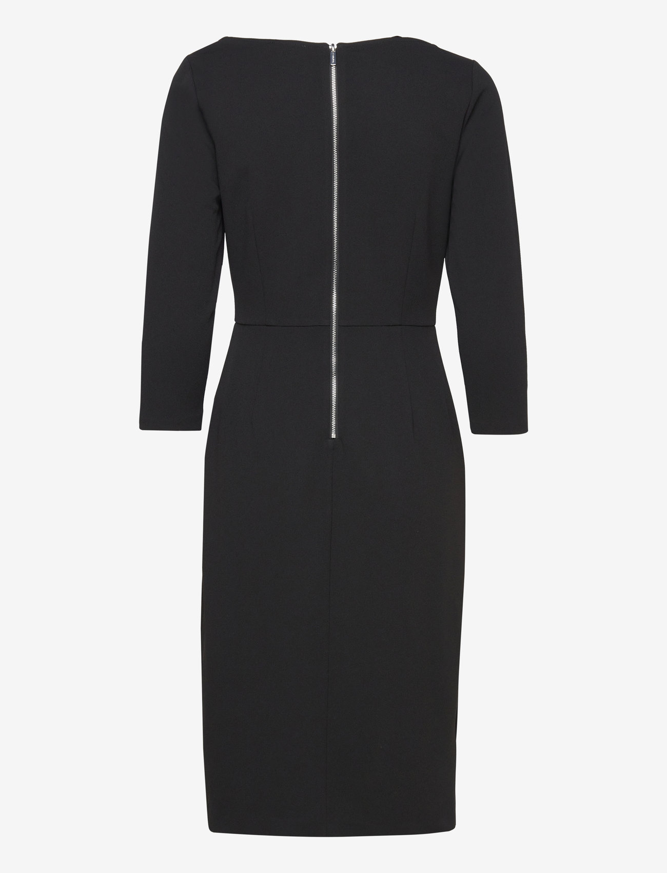 calvin klein asymmetrical zipper sheath dress BCBG MAX AZRIA Black 7 White Polka Dot Asymmetrical Ruffle Dress