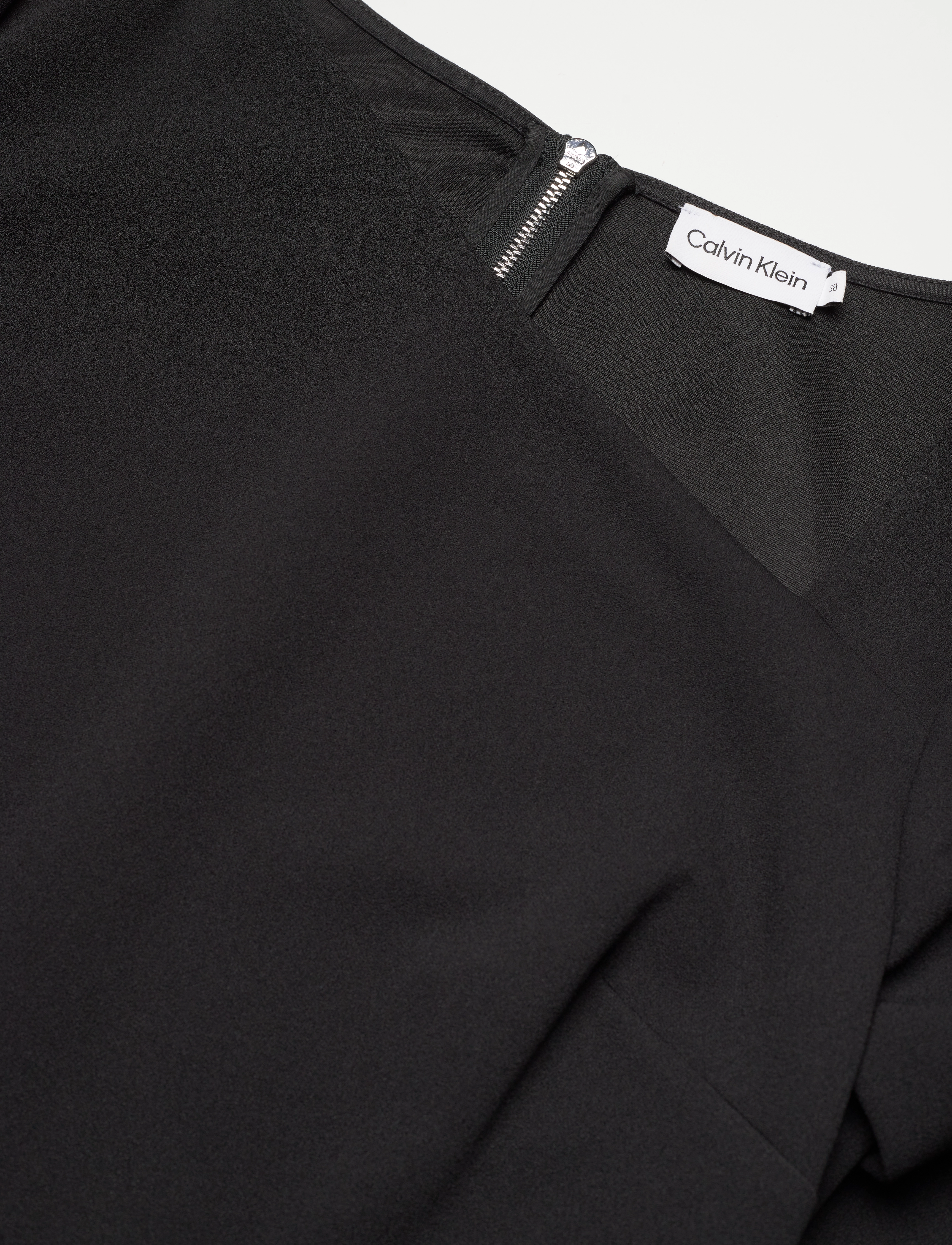 Calvin Klein - SCUBA CREPE ASYMMETRIC DRESS - ck black - 5