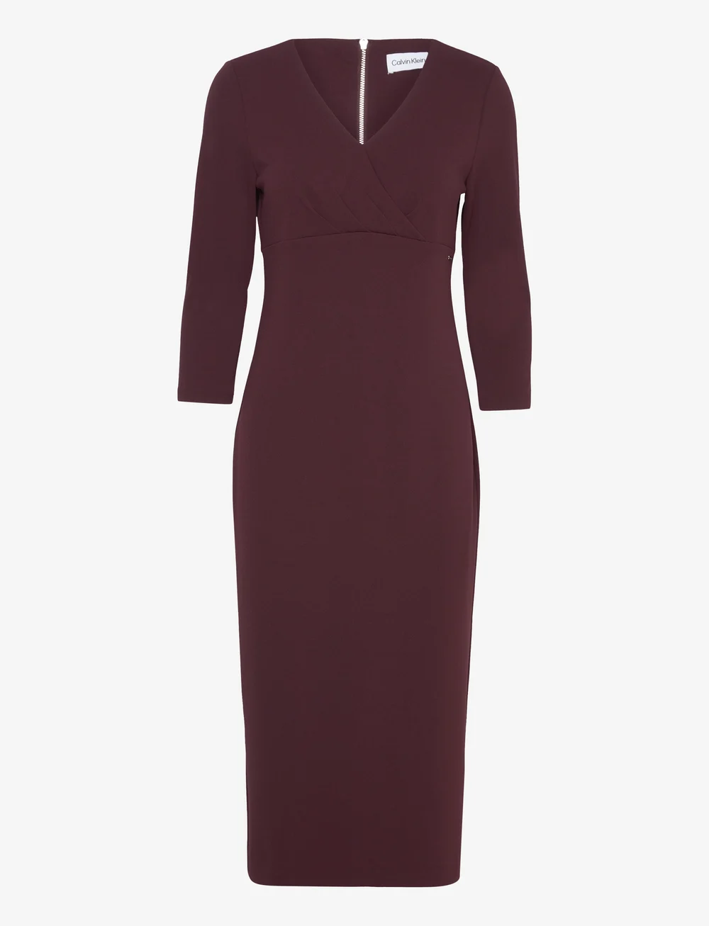 Calvin klein burgundy sales dress