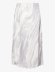 Calvin Klein - SHINE VISCOSE WRAP SKIRT - satin skirts - brushstroke fade / lilac dusk - 1