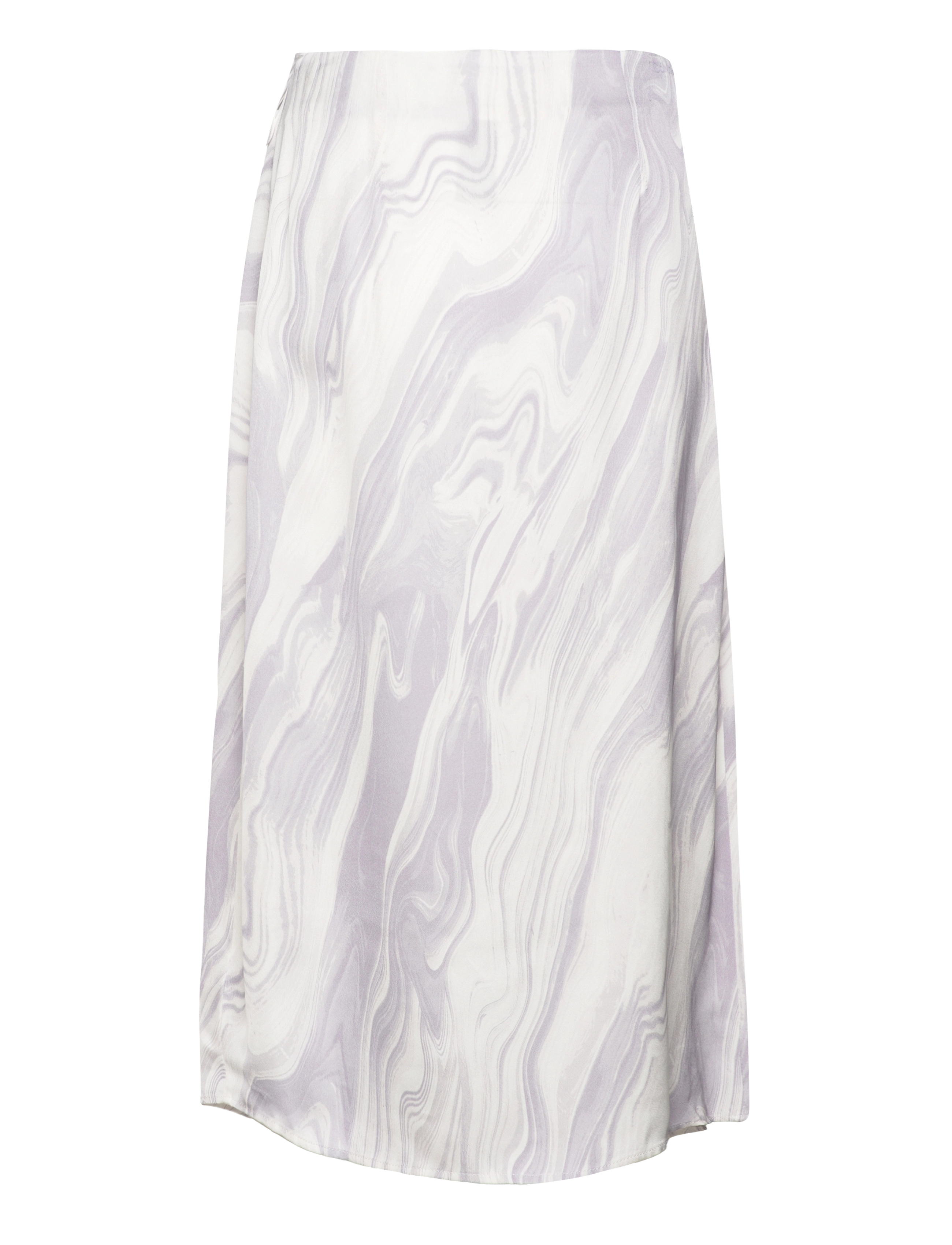 Calvin Klein - SHINE VISCOSE WRAP SKIRT - satinnederdele - brushstroke fade / lilac dusk - 2