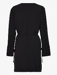 Calvin Klein - STRUCTURE TWILL LS DRESS - krótkie sukienki - ck black - 1