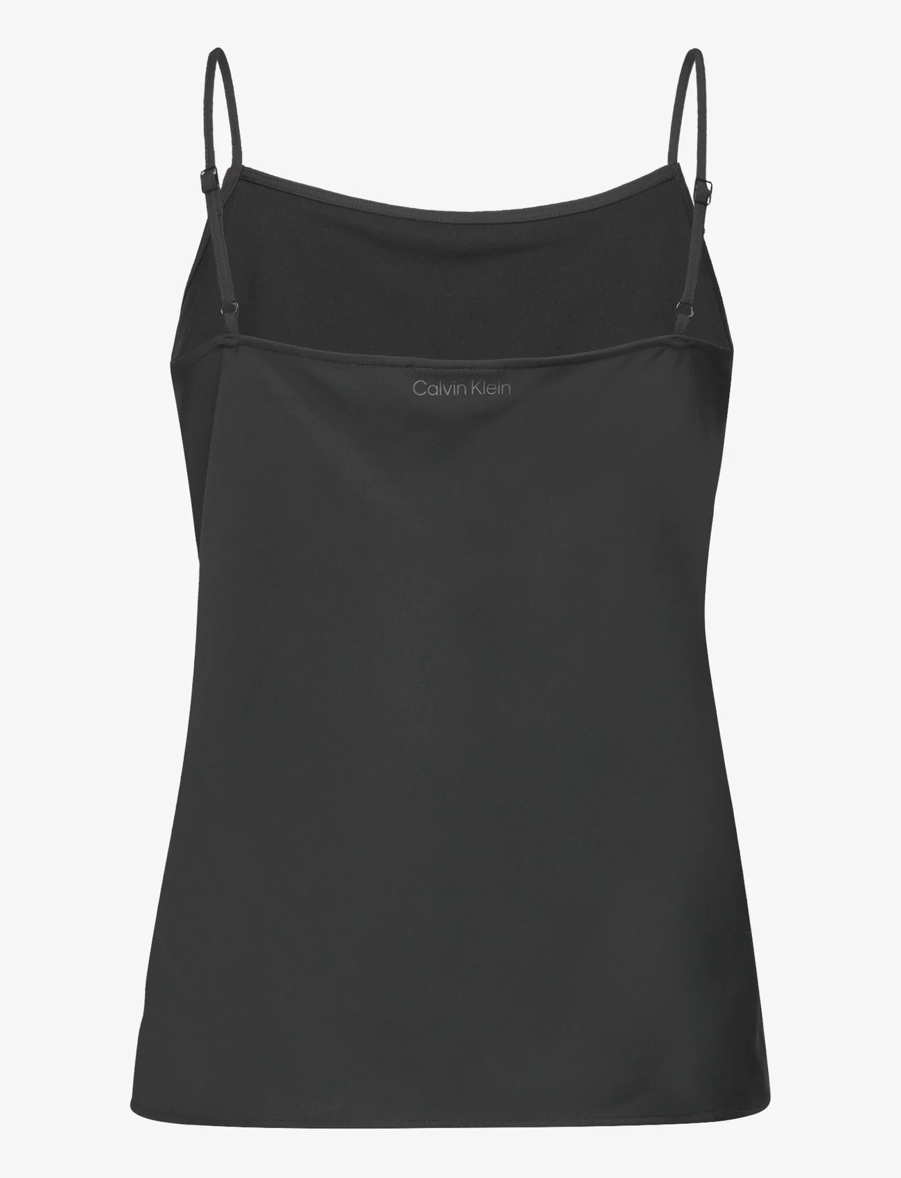 Calvin Klein - RECYCLED CDC CAMI TOP - t-shirts & topper - ck black - 1