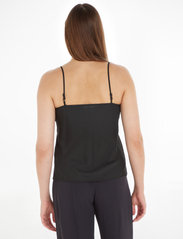Calvin Klein - RECYCLED CDC CAMI TOP - t-shirts & topper - ck black - 3