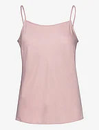 RECYCLED CDC CAMI TOP - PALE MAUVE