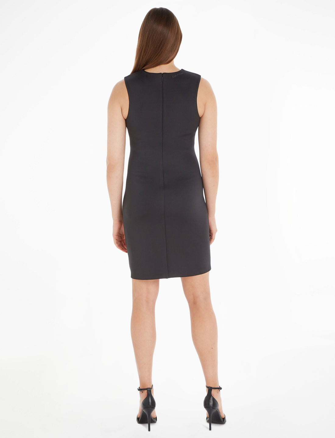 Calvin Klein Technical Knit Mini Tank Dress Short Dresses Boozt