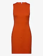 Calvin Klein Technical Knit Mini Tank Dress - Short Dresses
