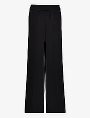 Calvin Klein - STRUCTURE TWILL ELASTIC PANT - plačios kelnės - ck black - 0