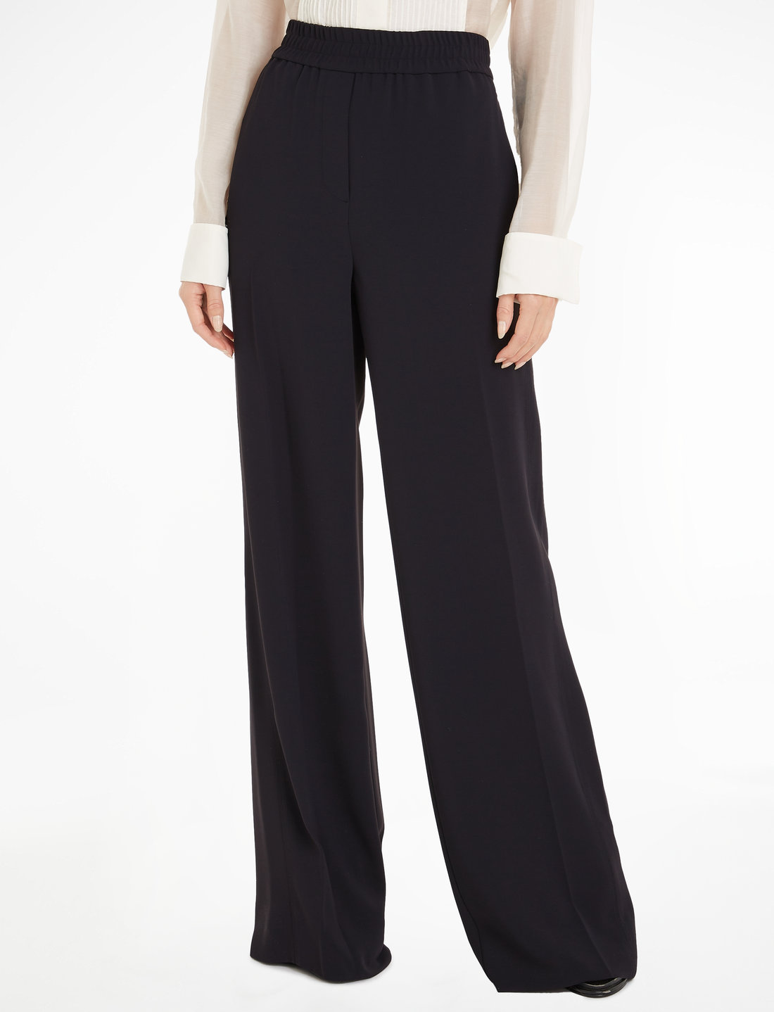 Calvin klein curvy trouser pants on sale