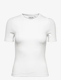 MODAL RIB CREW NECK TEE, Calvin Klein